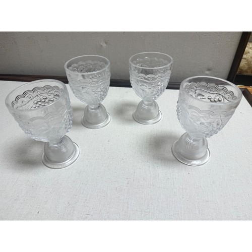 Set vintage frosted glass - vintage,