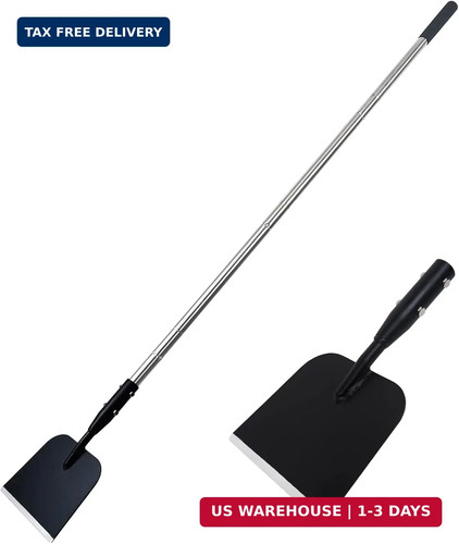 Flat shovel with - flat, adjustable