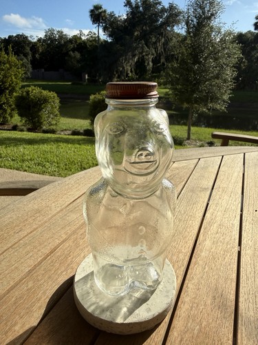 Glass piggy bank - glass, atlas