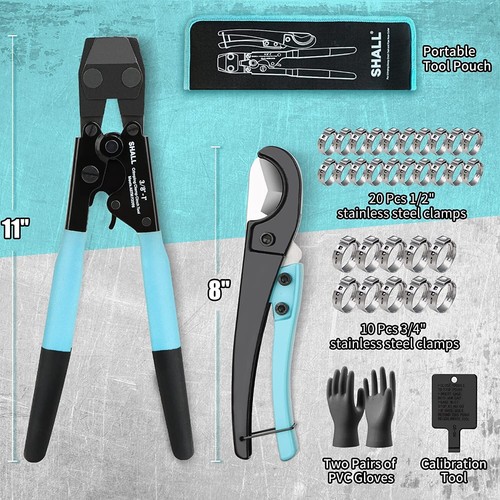 Shall pex clamp crimping tool - crimping,