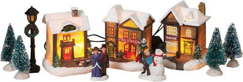 Gerson lighted village - pc.,