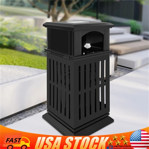 Outdoor trash can - outdoor, commercial