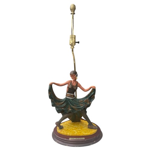 Art deco style dancing lady - deco,