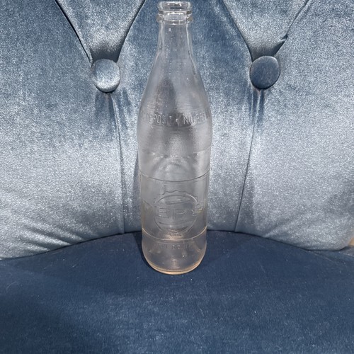 Vintage pepsi bottle embossed - vintage,