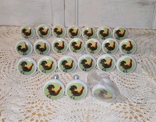 Set vintage rooster - of,