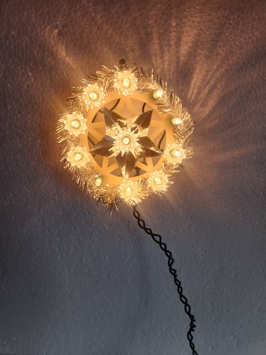 Lighted silver star ring of - lighted,