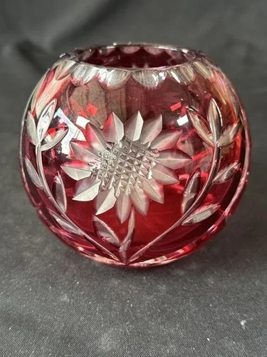 Vintage bohemian cranberry red - cranberry,