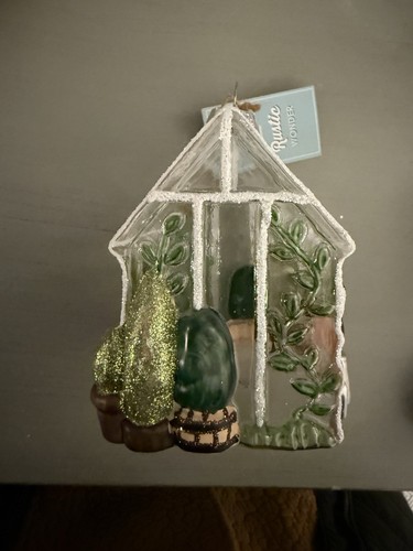 Greenhouse glass ornament - greenhouse,