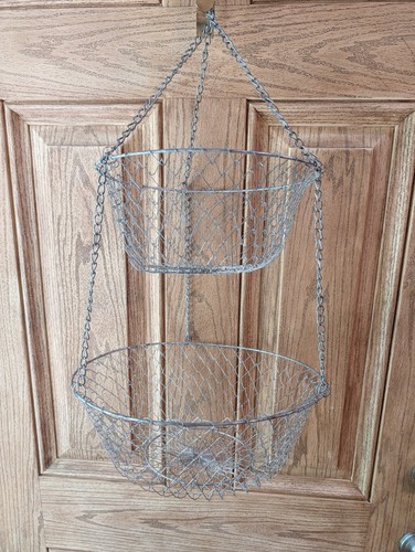 Tier hanging wire fruit - 2-tier,