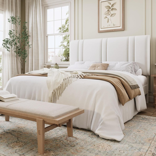 Queen size platform bed frame - size,