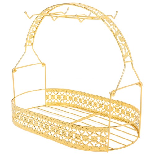 Gold cup rack organizer - rack,