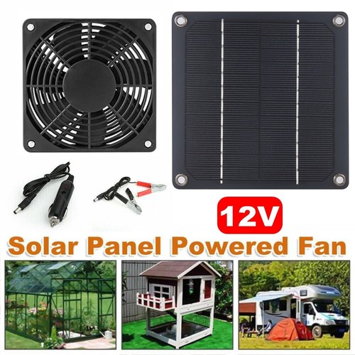 Solar panel powered - panel, fan