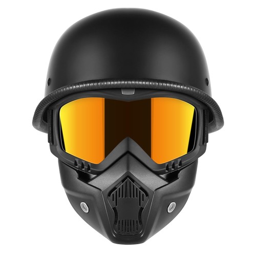 German style half - half, helmet
