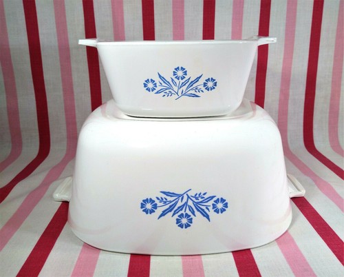 Lovely 1960 corning ware 2pc - corning,
