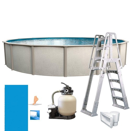 The swim round above ground - the,