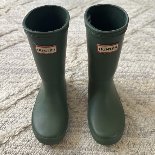 Hunter boots dark - boots, green