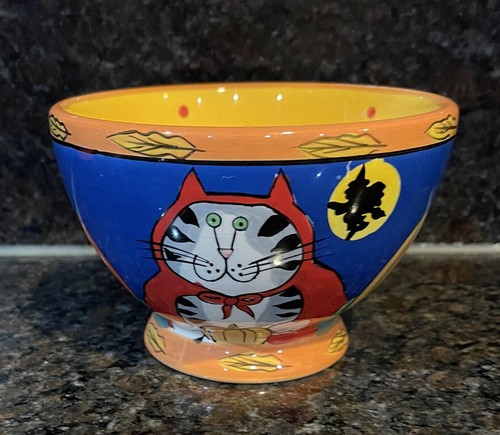 Catzilla halloween bowl - catzilla,