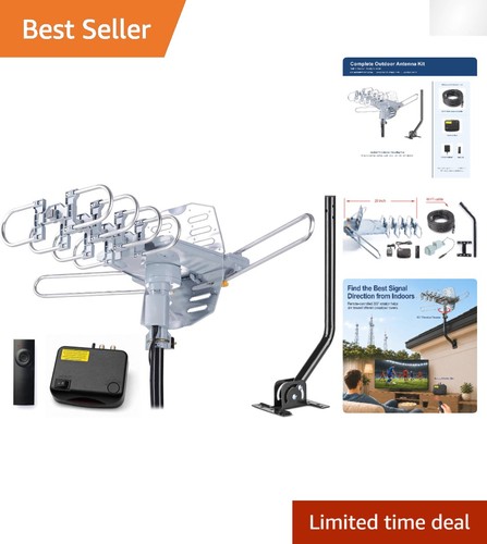 Amplified outdoor antenna - tv,