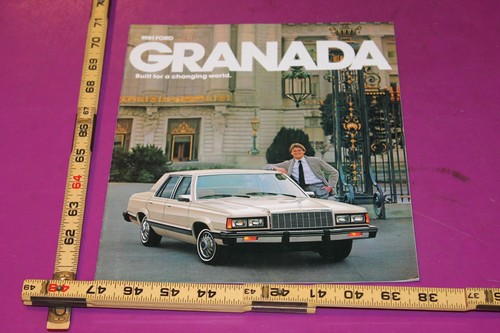 1981 ford granada brochure - 1981, brochure.