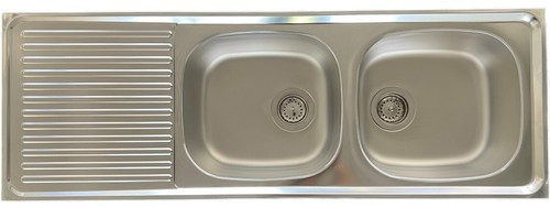 Rieber double bowl stainless - rieber,