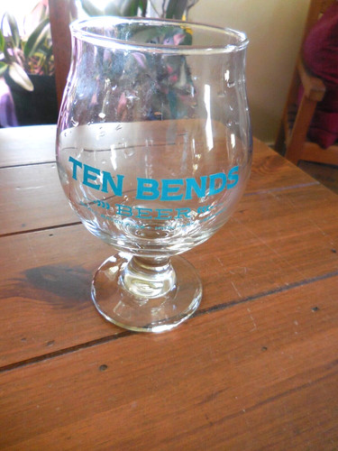 Ten bends beer stemmed glass - beer,