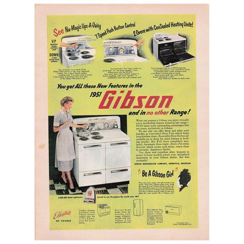 Gibson range electric - gibson, oven