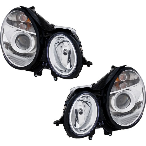 Halogen headlight set rh - headlight,