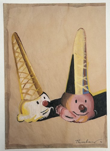 Wayne thiebaud drawing - on, old