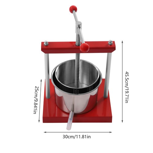 Stainless steel press - 6l,