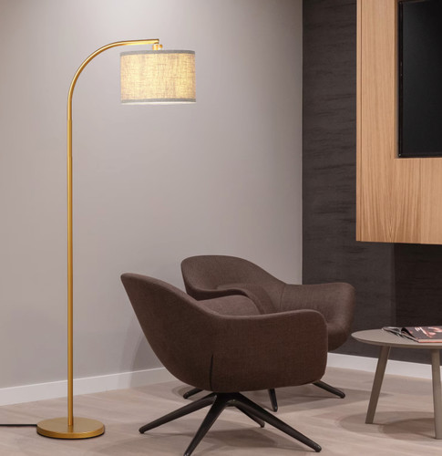 Modern arc gold floor - gold,