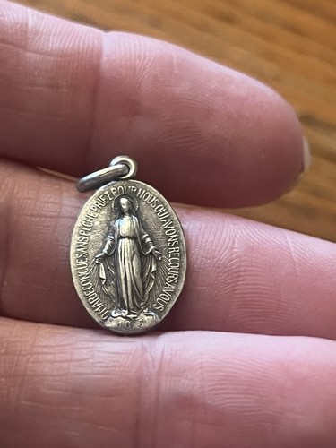 Antique virgin mary miraculous - virgin,
