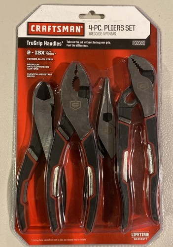 Craftsman 4pc pliers set - craftsman,
