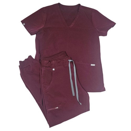 Figs women burgundy scrubs - figs,