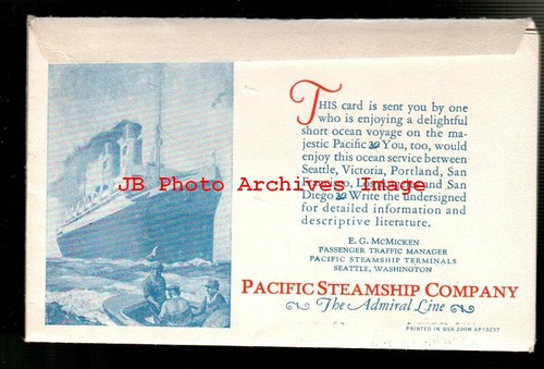Pacific steamship company - pacific,