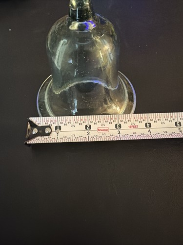 Vtg small cobalt green glass - vtg,