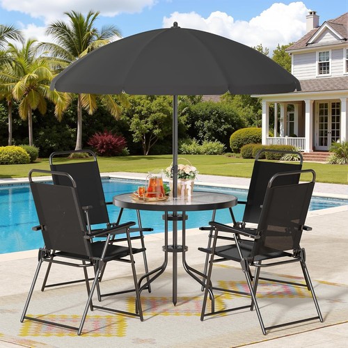 Outdoor dining set with - set,