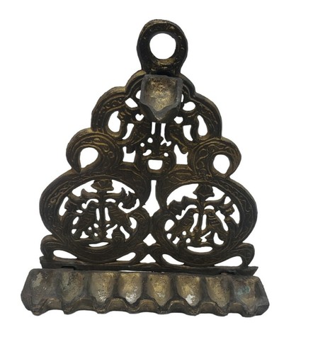 Hanukkah menorah brass - hanukkah,