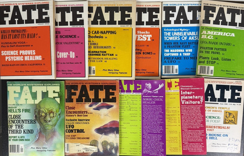 Fate magazine lot 1970 - lot, 1970's