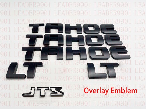 Matte black overlay - matte, emblem