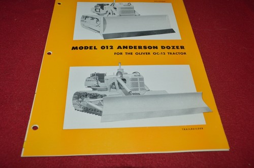 Oliver tractor o12 anderson - tractor,