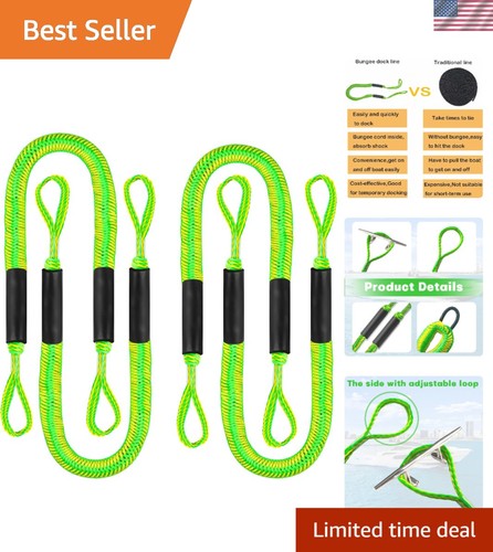 Boat bungee dock - dock, lines