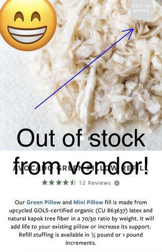 Avocado green pillow refill - green,
