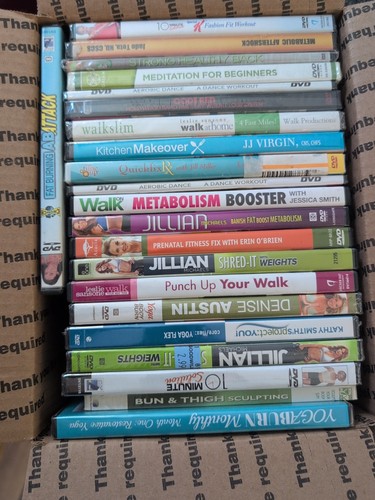 Lot workout yoga dvds - yoga,