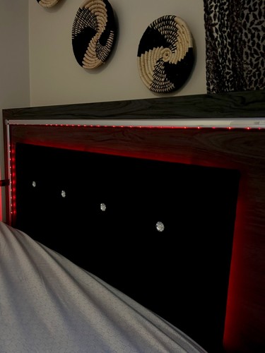 Luxury queen bed - queen, furniture