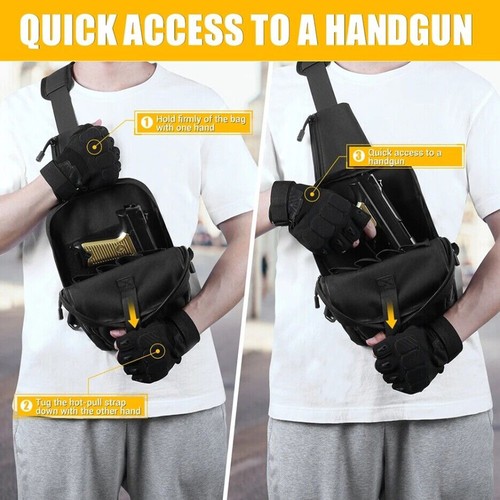 Tactical shoulder gun holster - gun,