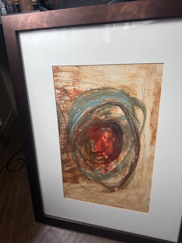 Abstract painting heavy - , duty