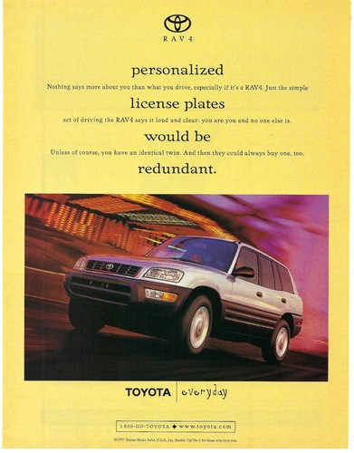 1998 toyota rav4 personalized - 1998,