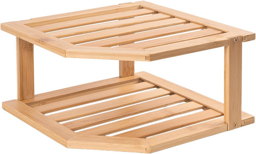 Tier bamboo plate organizer - tier,