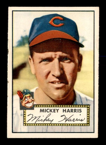 1952 topps 207 mickey harris - topps,