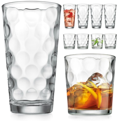 Glassware drinking glasses set - glassware,